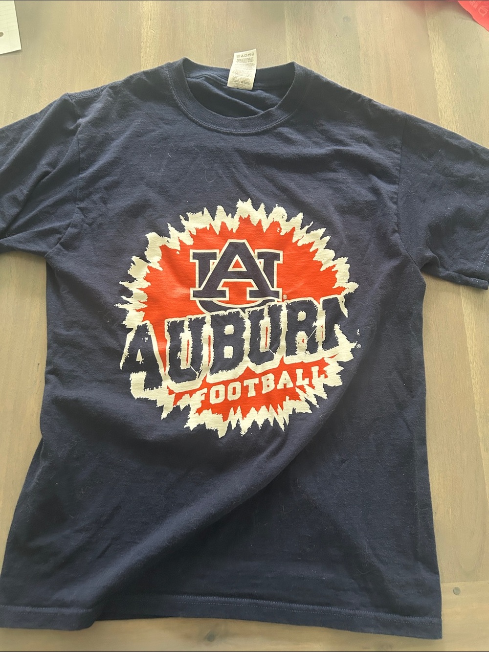 Jerzees Navy Auburn Football Graphic Tee